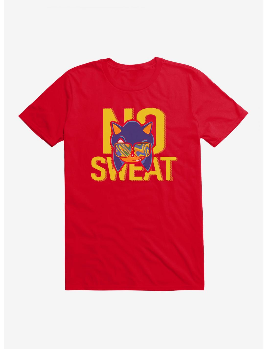 Sonic The Hedgehog Summer No Sweat T-Shirt, RED, hi-res
