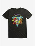 Sonic The Hedgehog Summer Party Animals T-Shirt, BLACK, hi-res