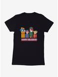 Sonic The Hedgehog Winter Gift Friends Womens T-Shirt, BLACK, hi-res