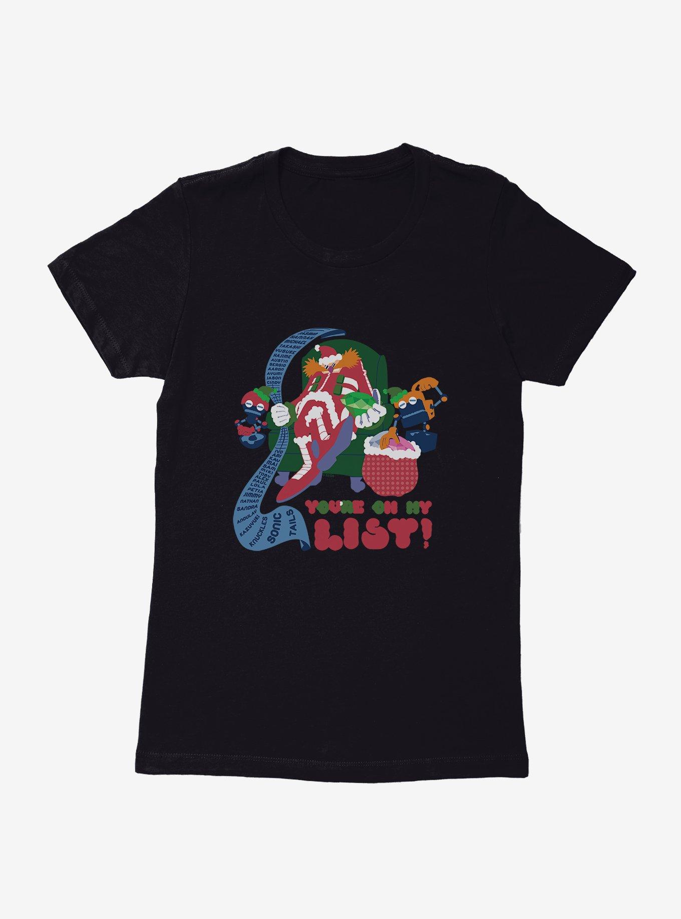 Sonic The Hedgehog Winter On The List Womens T-Shirt, , hi-res