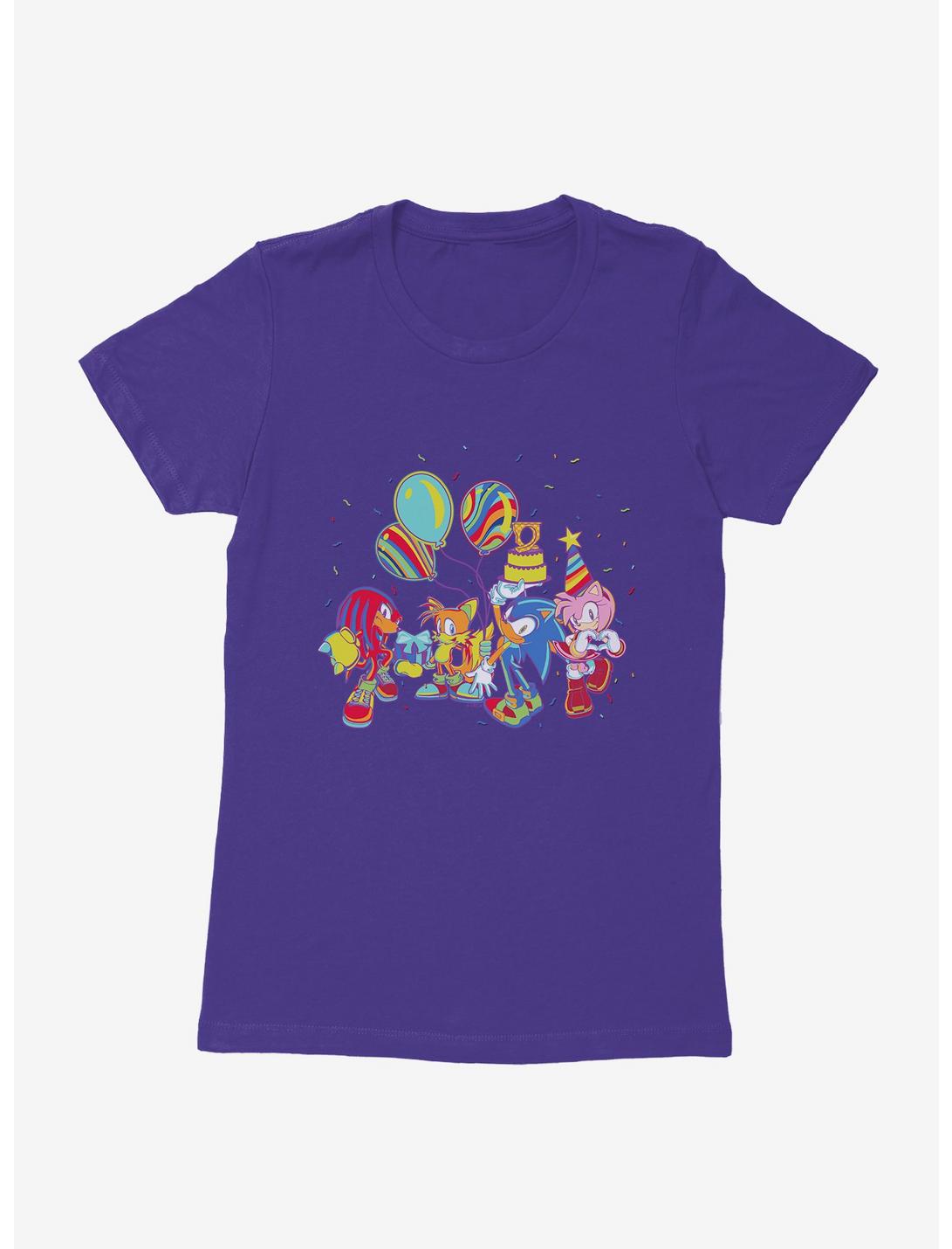 Sonic The Hedgehog Summer Squad Womens T-Shirt, PURPLE RUSH, hi-res