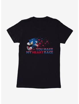 Sonic The Hedgehog Valentine Gaming Heart Race Womens T-Shirt, , hi-res