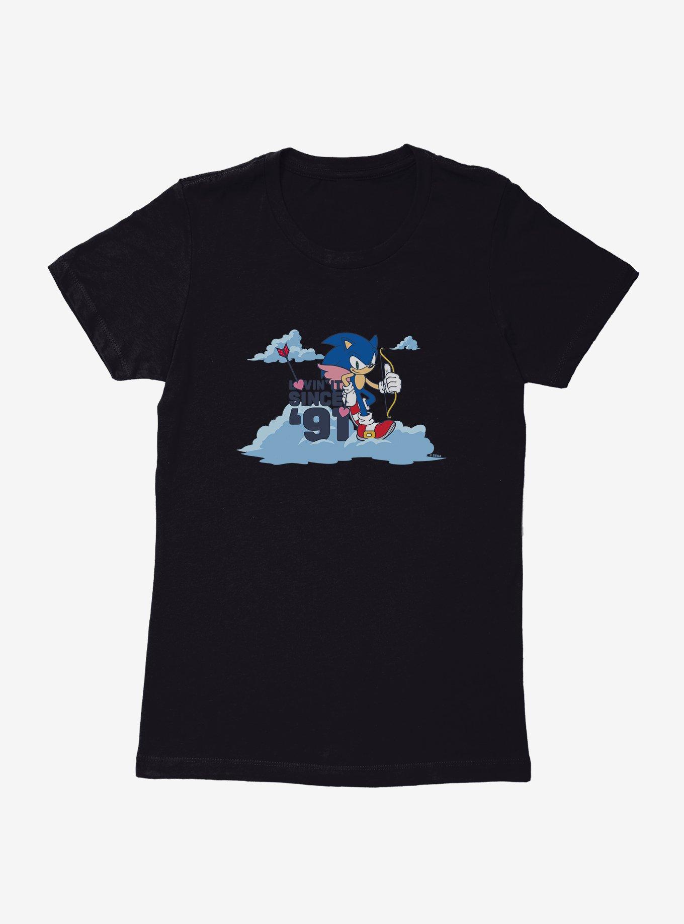 Plus Size Sonic The Hedgehog Valentine Gaming Lovin' It Womens T-Shirt, , hi-res