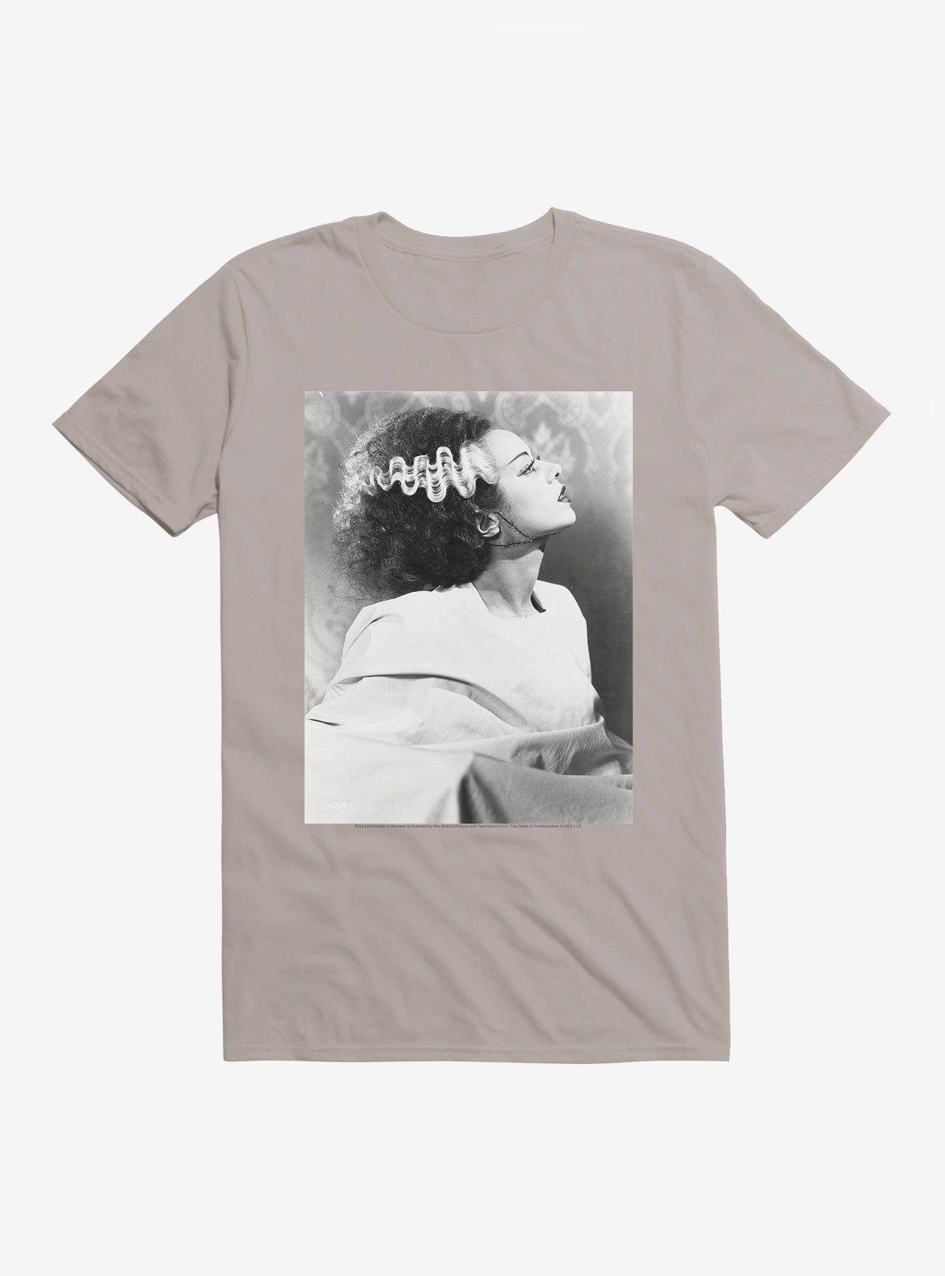 Universal Monsters Bride Of Frankenstein Beauty T-Shirt, LIGHT GREY, hi-res