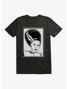 Universal Monsters Bride Of Frankenstein Outline Art T-Shirt, , hi-res