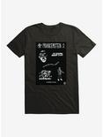 Universal Monsters Frankenstein Horror Poster T-Shirt, BLACK, hi-res