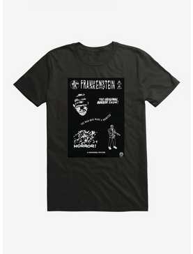 Universal Monsters Frankenstein Horror Poster T-Shirt, , hi-res