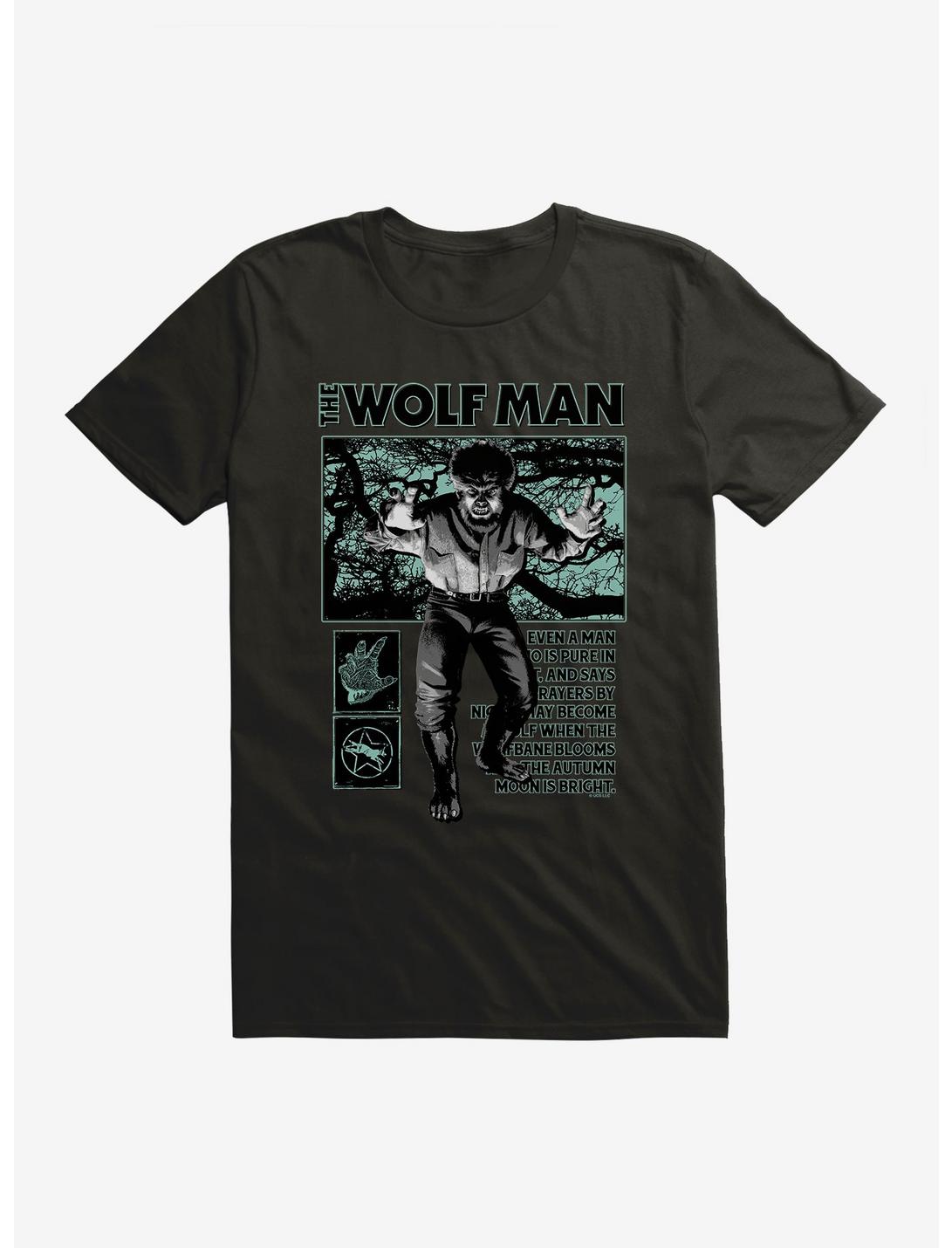 Universal Monsters The Wolf Man From Man To Beast T-Shirt, , hi-res