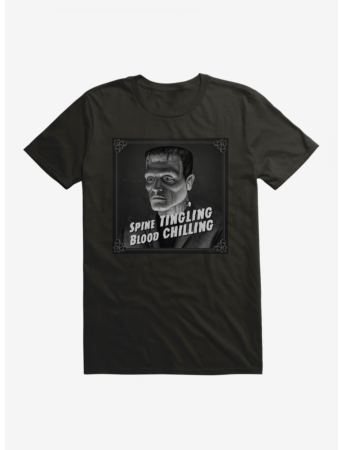 Universal Monsters Frankenstein Spine Tingling T-Shirt, BLACK, hi-res