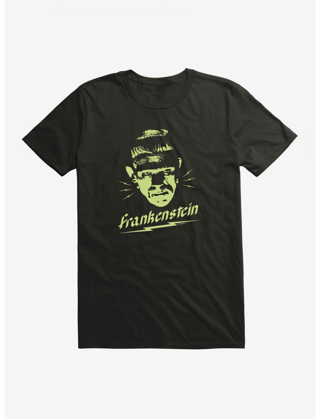 Universal Monsters Frankenstein Shadow T-Shirt , BLACK, hi-res
