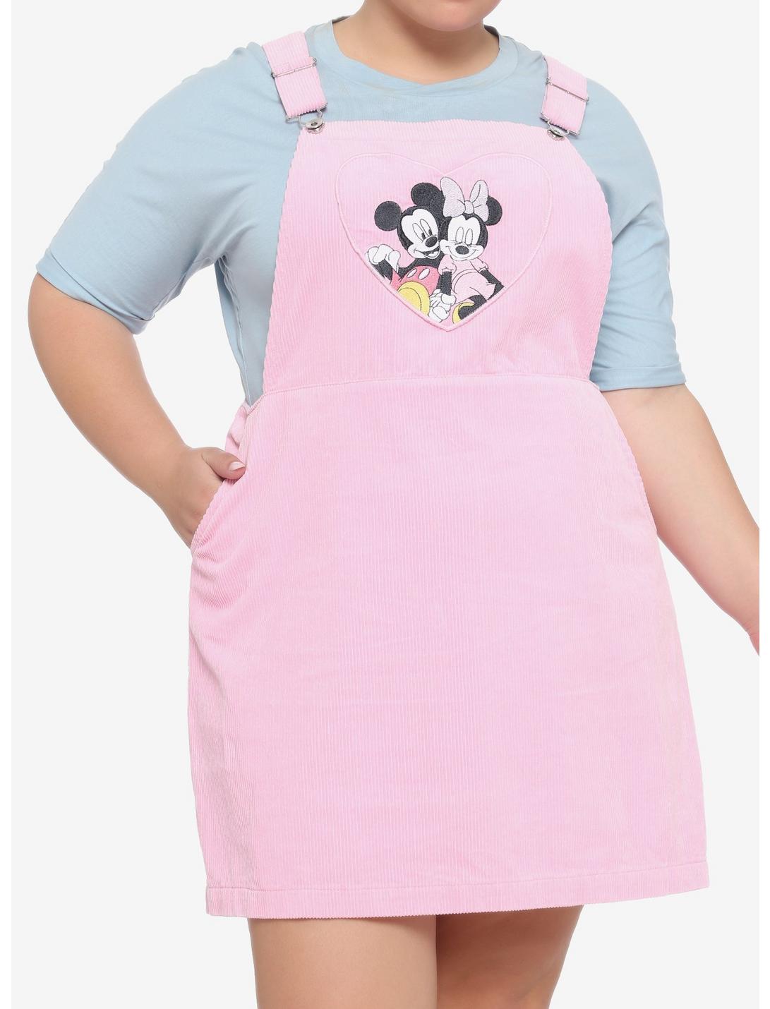 Disney Valentine's Mickey Mouse & Minnie Mouse Skirtall Plus Size, BLACK, hi-res