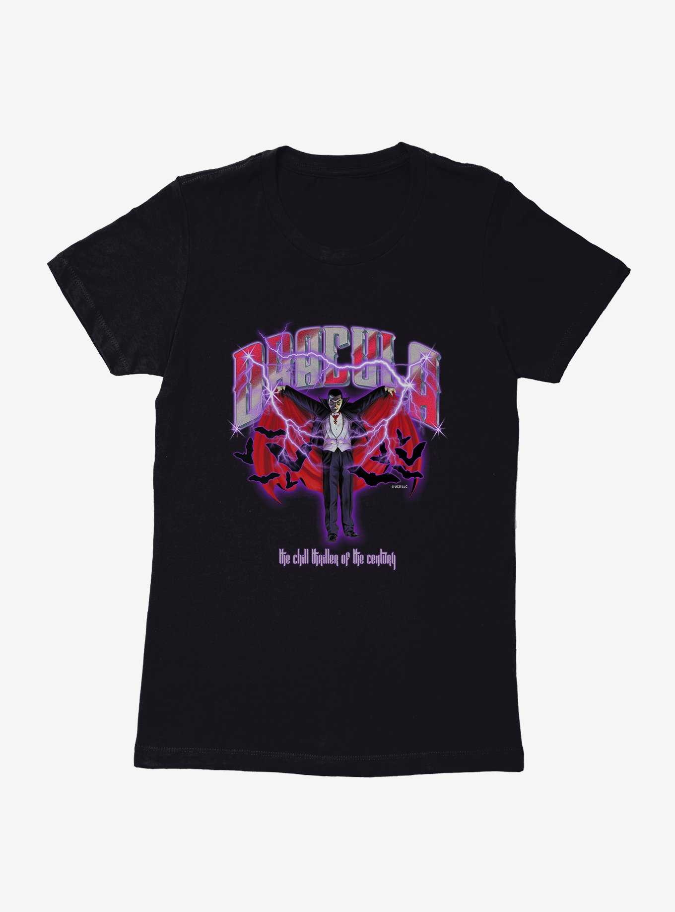 Universal Monsters Dracula Thunder Womens T-Shirt , , hi-res