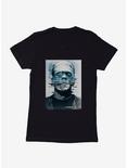 Universal Monsters Frankenstein Distorted Face Womens T-Shirt, BLACK, hi-res