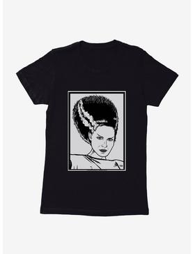 Plus Size Universal Monsters Bride Of Frankenstein Outline Art Womens T-Shirt, , hi-res