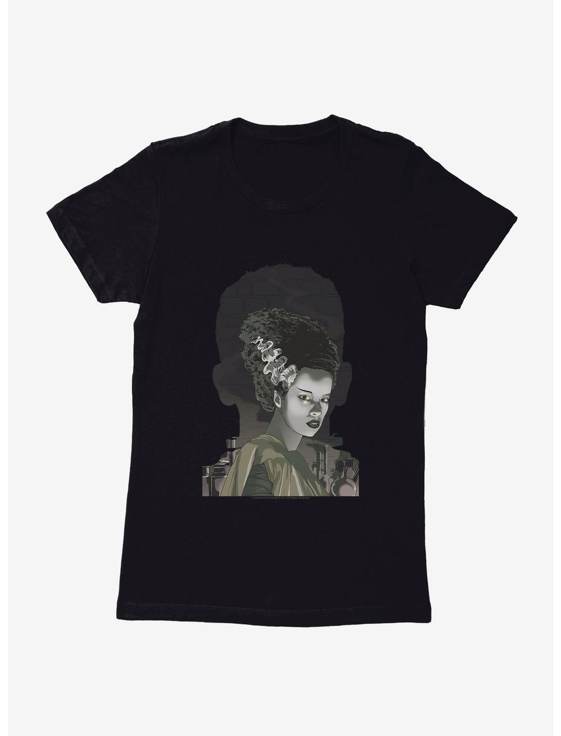 Universal Monsters Bride Of Frankenstein Shadows Womens T-Shirt, , hi-res