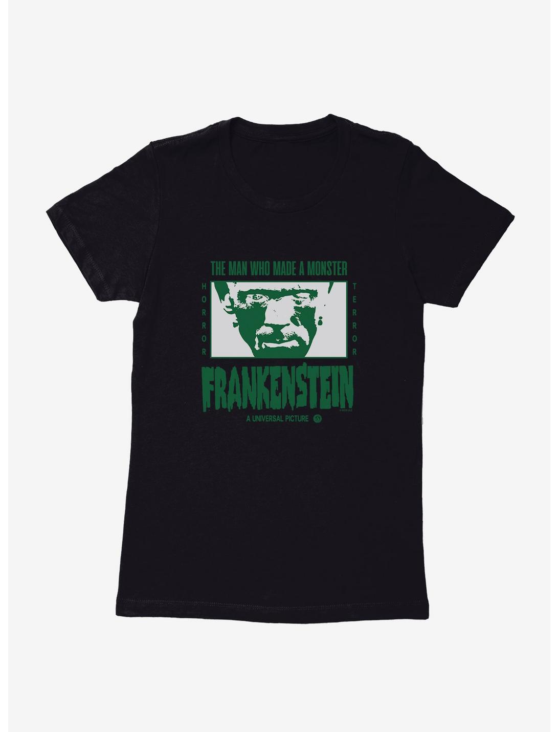 Universal Monsters Frankenstein Horror Terror Womens T-Shirt, , hi-res