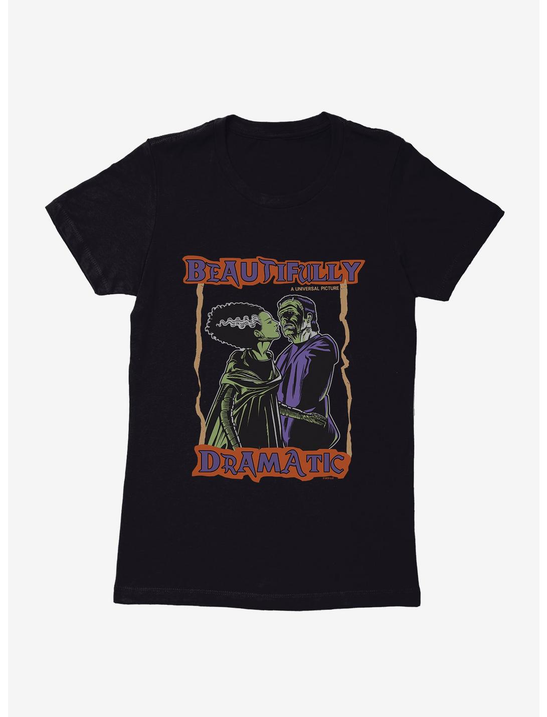 Universal Monsters Bride Of Frankenstein Beautifully Dramatic Womens T-Shirt, BLACK, hi-res