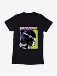 Universal Monsters Bride Of Frankenstein Thunder Font Womens T-Shirt, BLACK, hi-res
