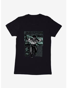 Universal Monsters The Wolf Man From Man To Beast Womens T-Shirt, , hi-res