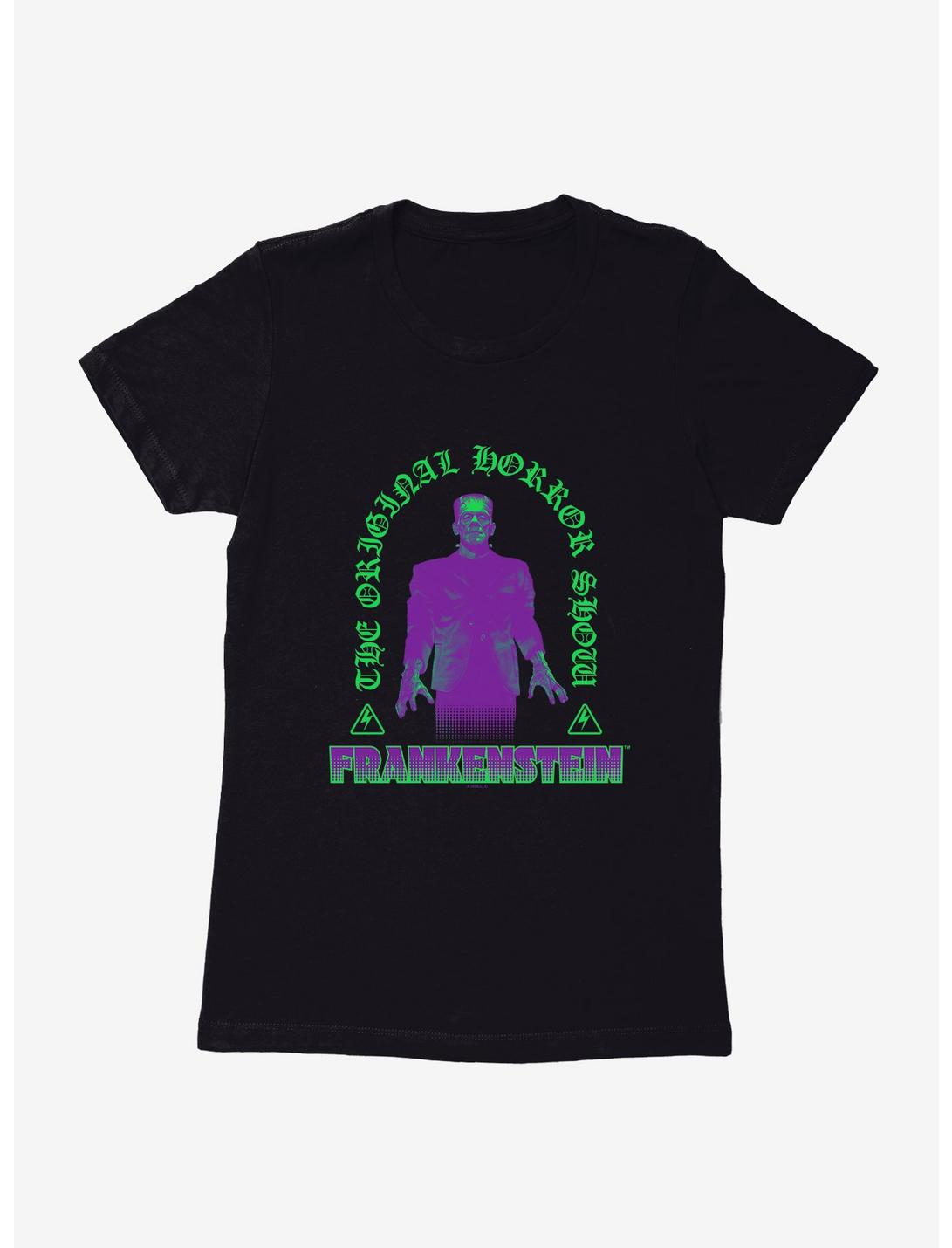 Plus Size Universal Monsters Frankenstein Horror Show Womens T-Shirt , , hi-res