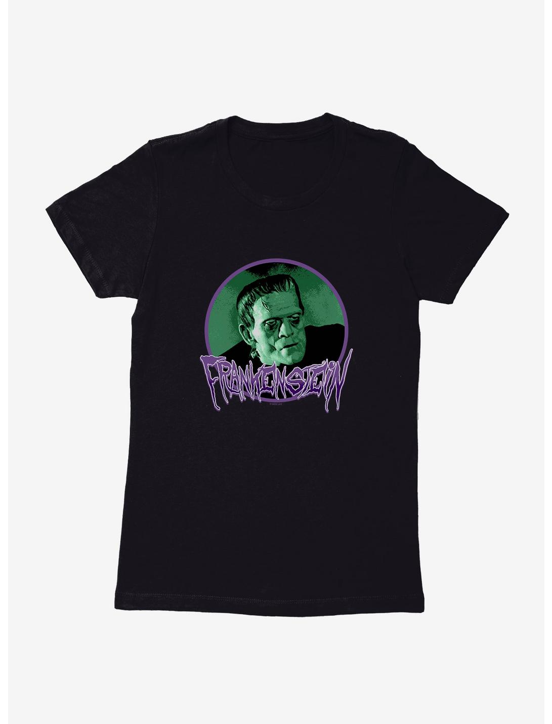 Universal Monsters Frankenstein Round Portrait Womens T-Shirt , , hi-res
