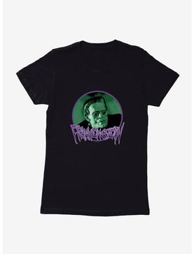 Universal Monsters Frankenstein Round Portrait Womens T-Shirt , , hi-res