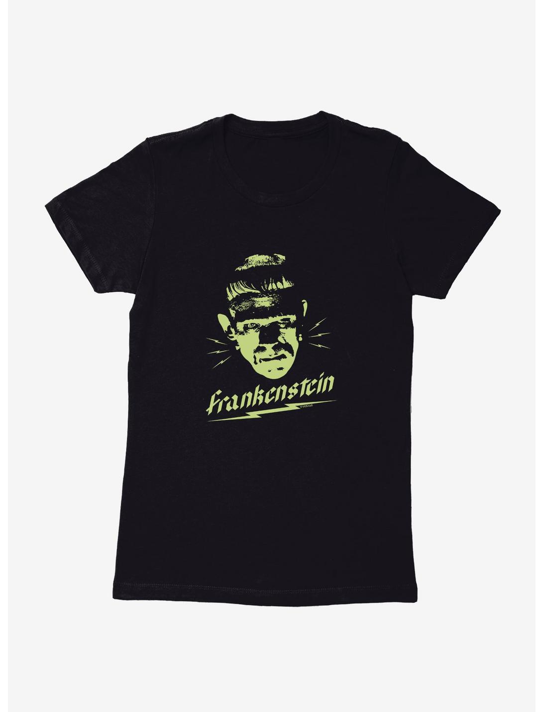 Universal Monsters Frankenstein Shadow Womens T-Shirt , BLACK, hi-res