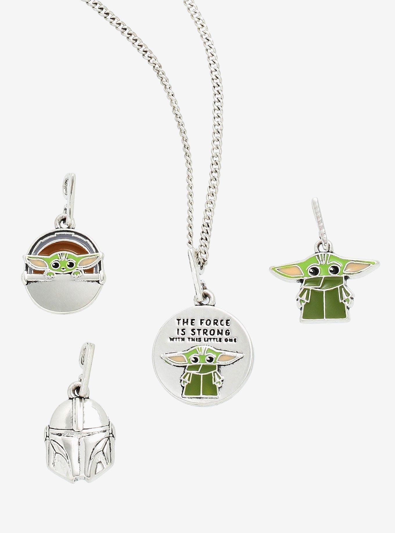 Star Wars Mandalorian Interchangeable Charm Pendant Necklace