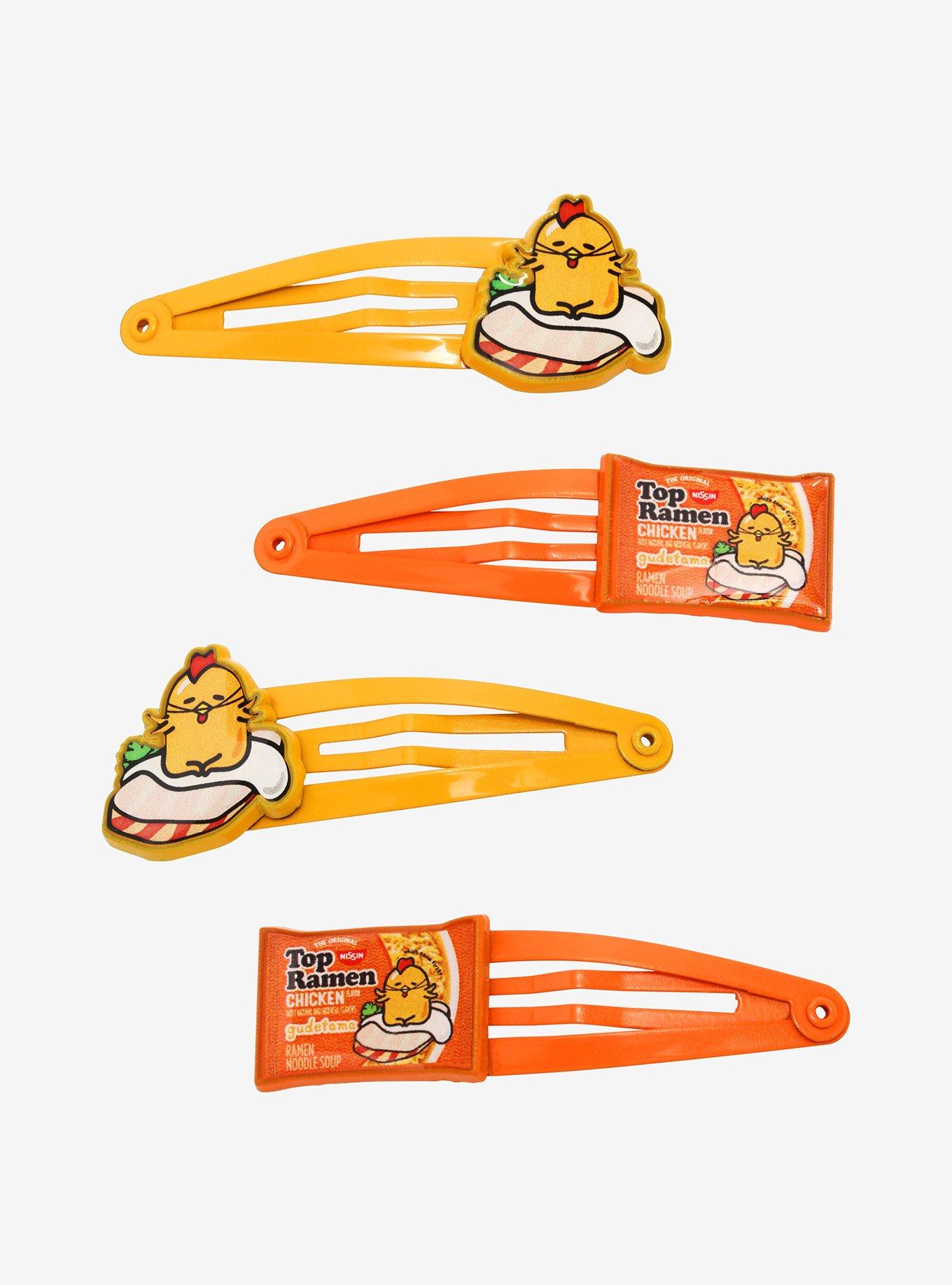 Nissin Top Ramen x Gudetama Hair Clip Pack, , hi-res