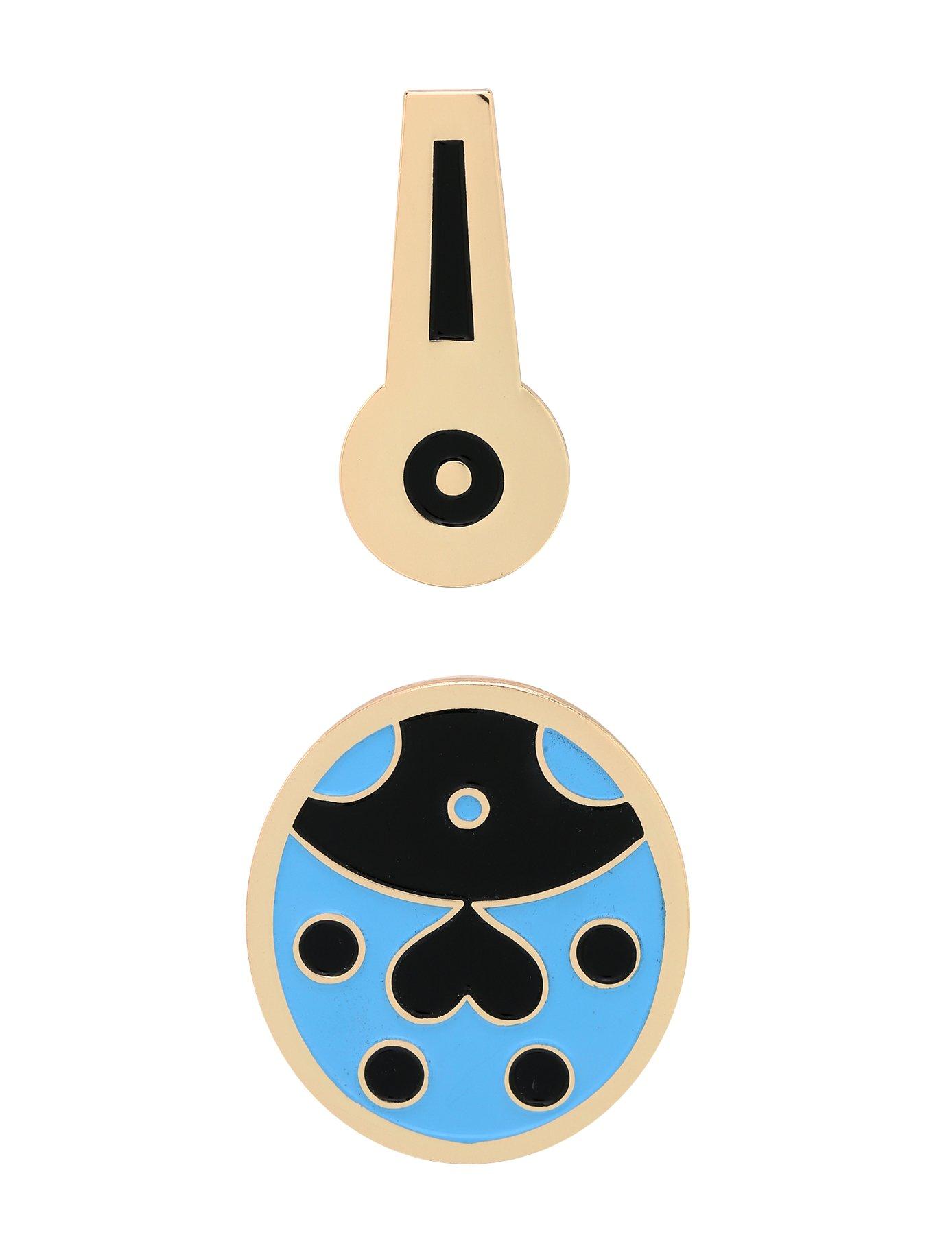 JoJo's Bizarre Adventure Ladybug & Zipper Symbols Enamel Pin Set, , hi-res