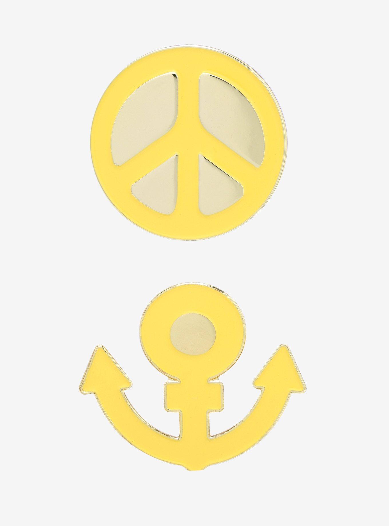 JoJo's Bizarre Adventure Josuke Symbols Enamel Pin Set, , hi-res