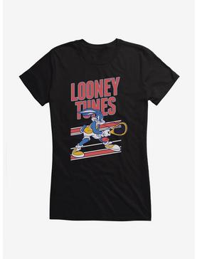 Looney Tunes Bugs Bunny Tennis Girls T-Shirt, BLACK, hi-res