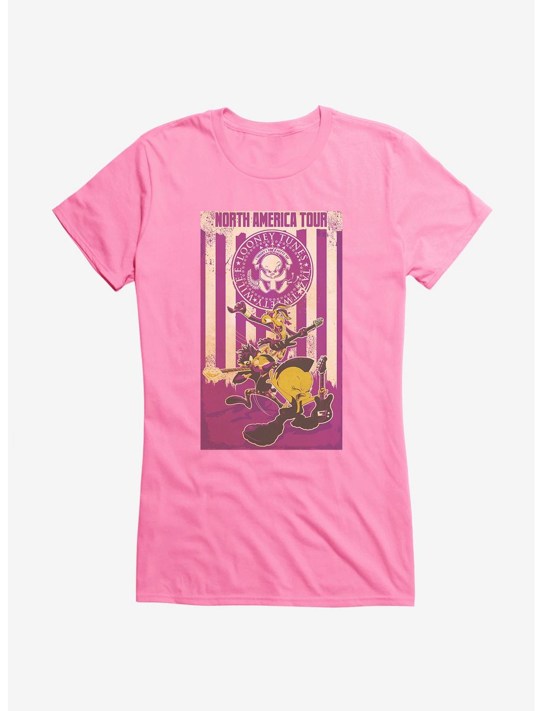 Looney Tunes North America Tour Purple Color Girls T-Shirt, , hi-res