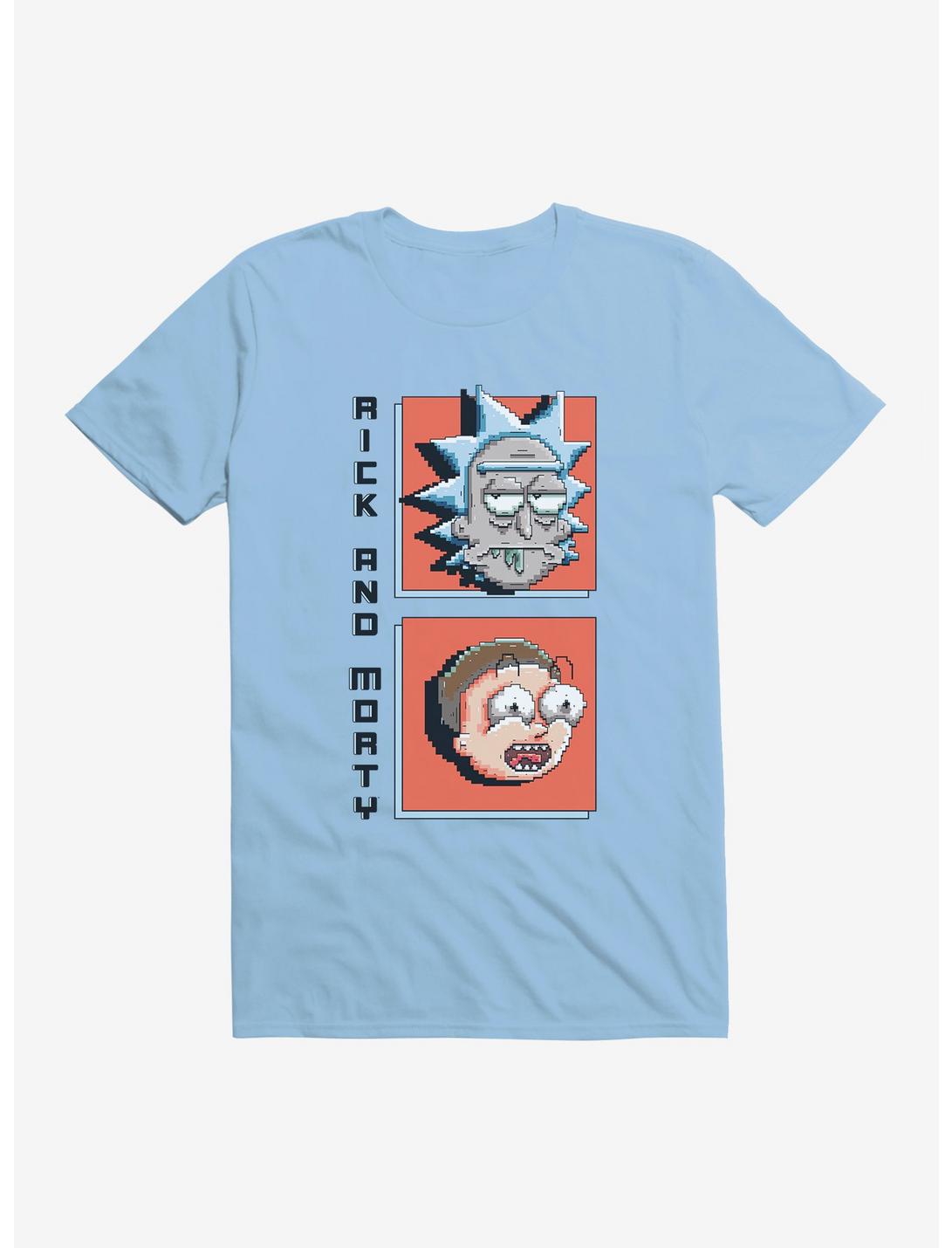 Rick And Morty 8-Bit Portraits T-Shirt, , hi-res