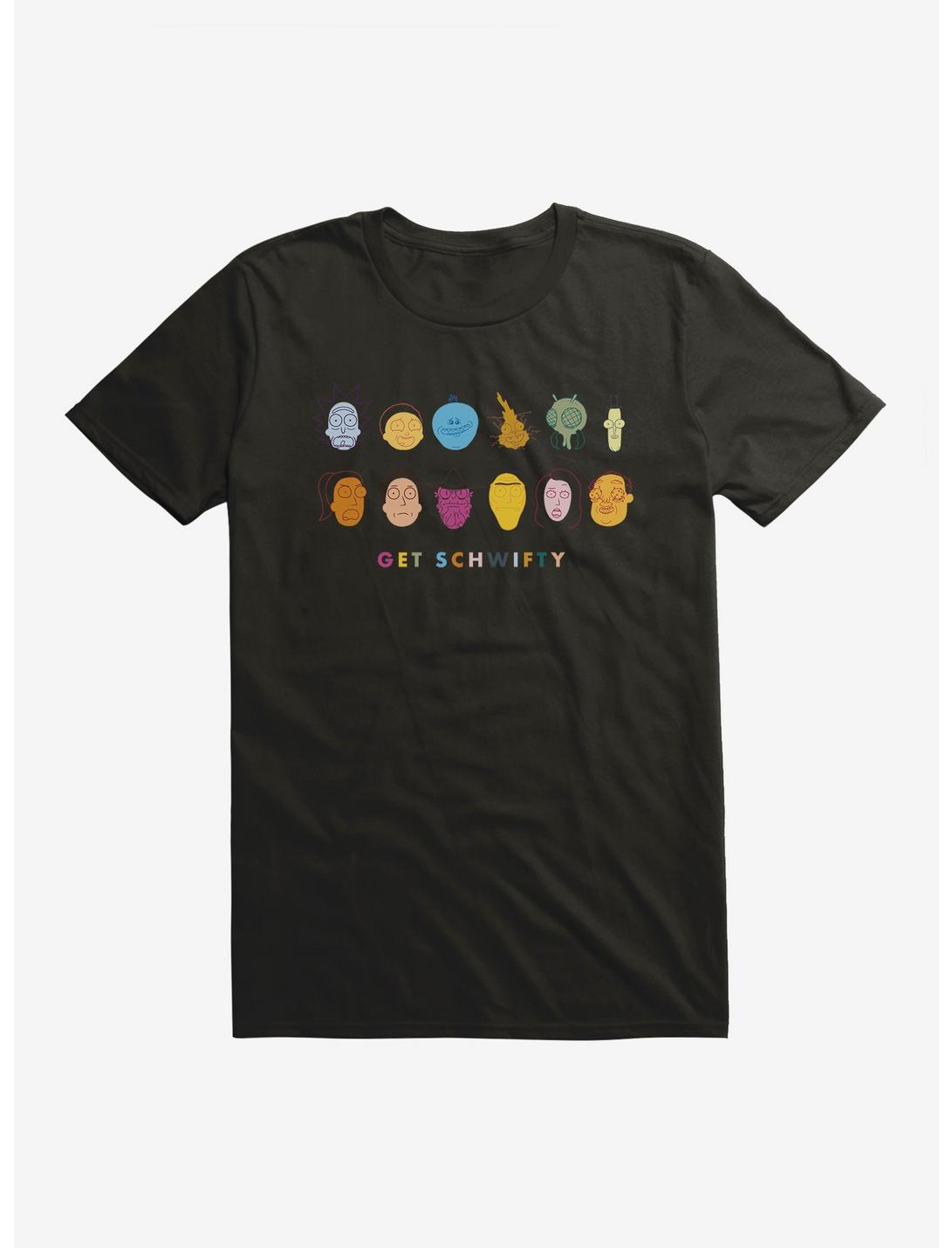 Rick And Morty Get Schwifty Faces T-Shirt, , hi-res