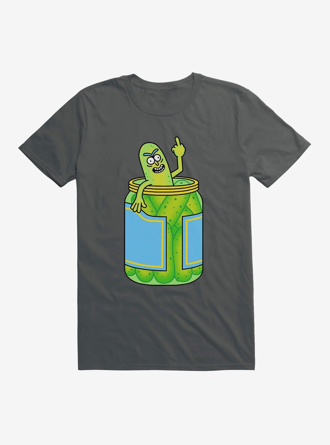 pickle rick t shirt pocket