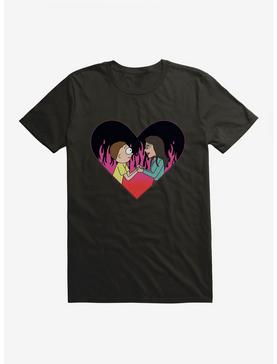 Rick And Morty Flame Love T-Shirt, , hi-res