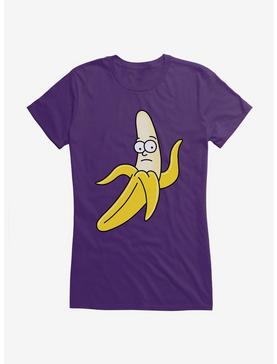 Rick And Morty Banana Morty Girls T-Shirt, PURPLE, hi-res