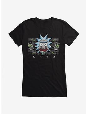 Rick And Morty 8-Bit Rick Girls T-Shirt, , hi-res