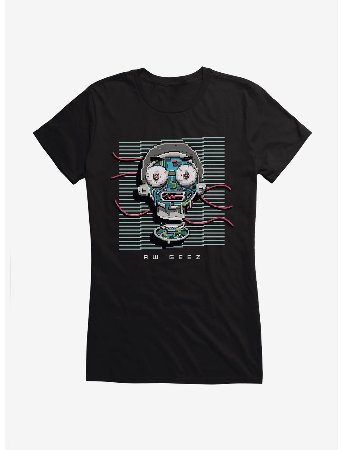 Rick And Morty Aw Geez Girls T-Shirt, , hi-res