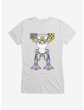 Rick And Morty Neon Pickle Robot Girls T-Shirt, , hi-res