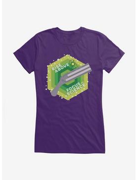 Rick And Morty Focus On Science Girls T-Shirt, PURPLE, hi-res