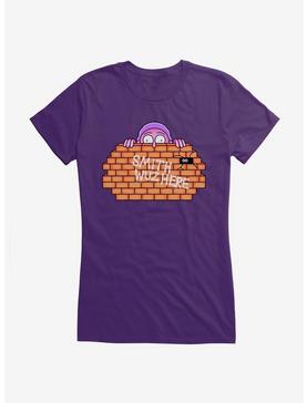 Rick And Morty Smith Wuz Here Girls T-Shirt, PURPLE, hi-res