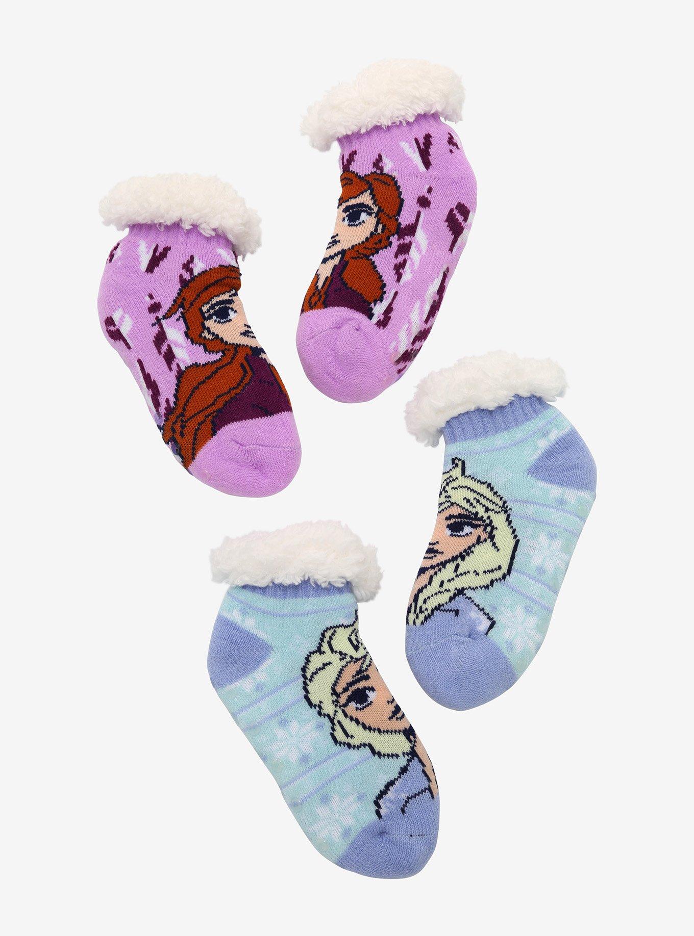 Disney Frozen 2 Elsa & Anna Cozy Slippers 2 Pack Her Universe