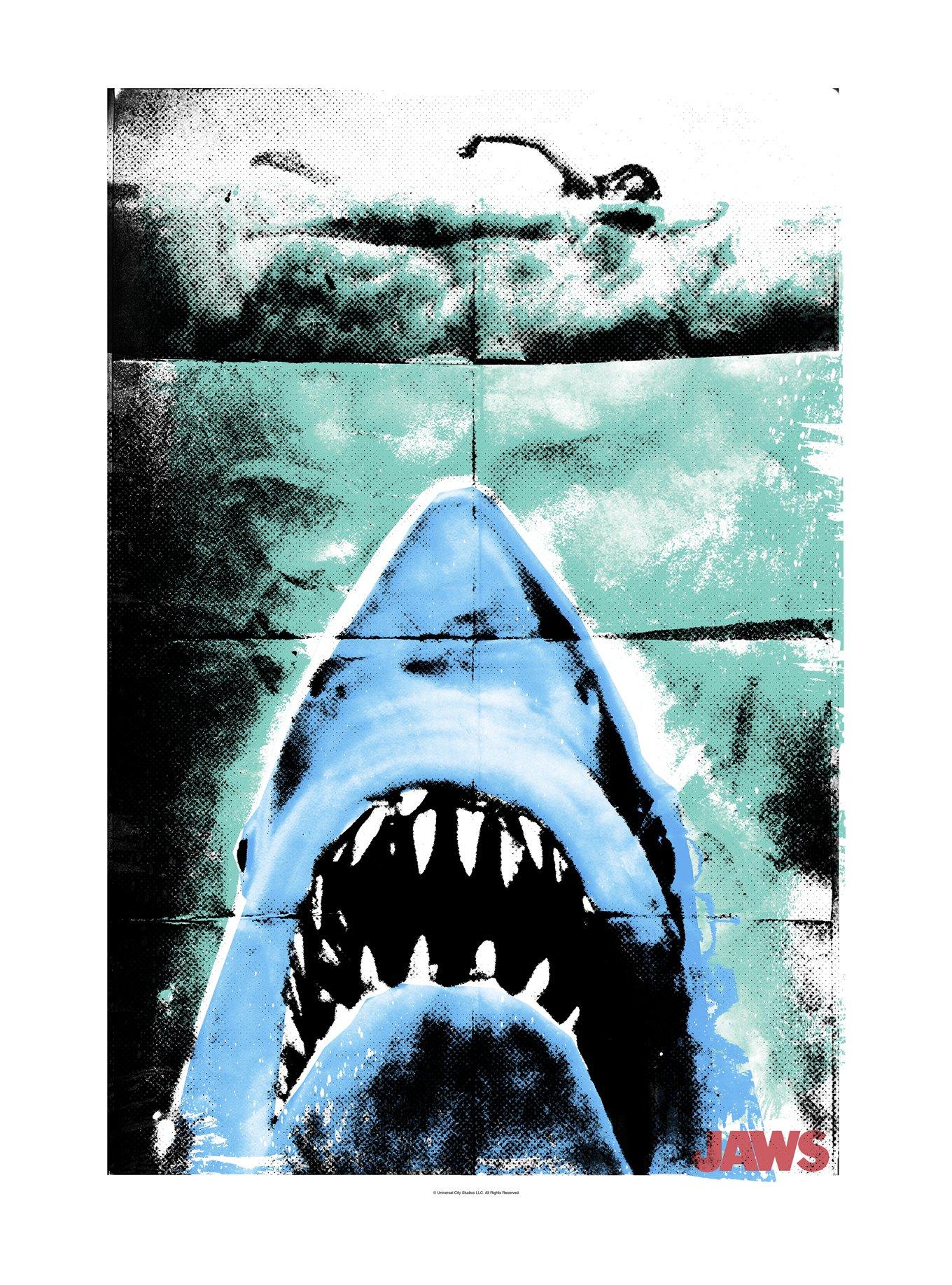 Jaws Beware While You Swim Poster, , hi-res