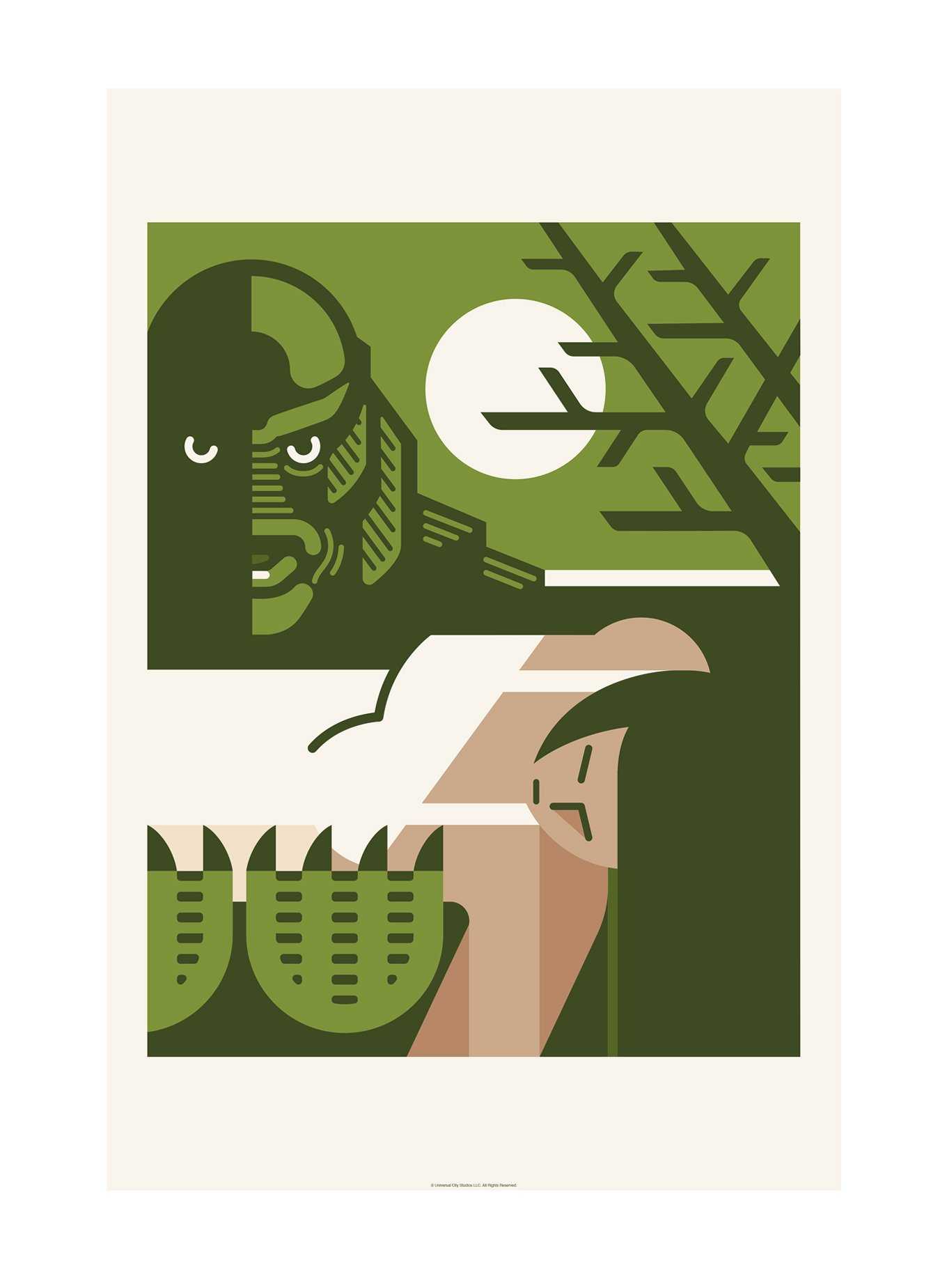 Universal Monsters Creature From The Black Lagoon Bold Pop Art Poster, , hi-res