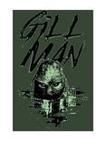 Universal Monsters Creature From The Black Lagoon Gill Man Poster, WHITE, hi-res