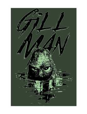 Universal Monsters Creature From The Black Lagoon Gill Man Poster, , hi-res