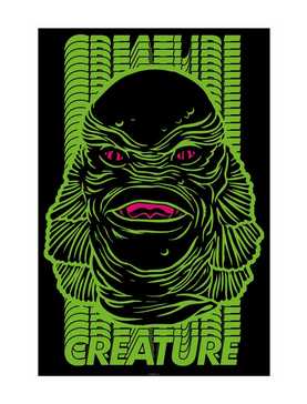 Universal Monsters Creature From The Black Lagoon Stacked Poster, , hi-res