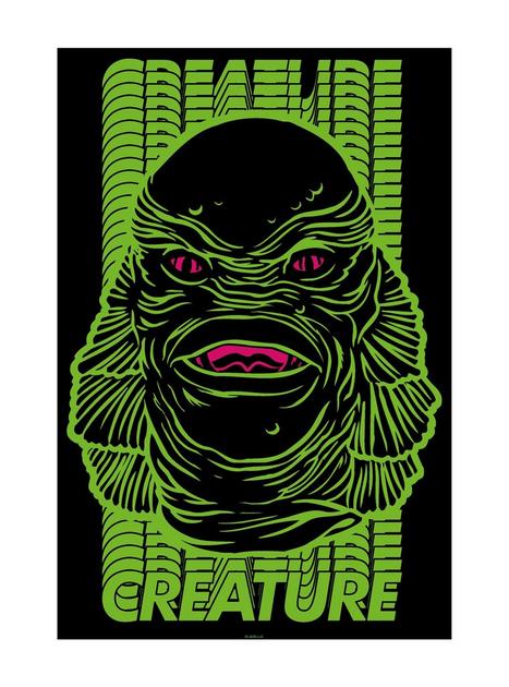 Universal Monsters Creature From The Black Lagoon Stacked Poster ...